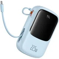 Batteria Esterna Baseus Qpow Pro+, 20000mAh, 22.5W, QC + PD, 1 x USB-A - 2 x USB-C, Blu P10067103313-00 — 3