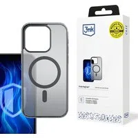 Custodia MagSafe per Apple iPhone 16 Pro, 3MK, Frosty MagCase, Nero Satinato — 3