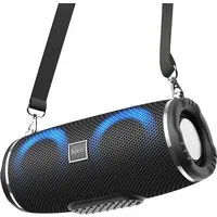 Cassa Portatile Bluetooth HOCO HC12, 10W, RGB, Impermeabile, Nera — 3