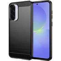 Custodia per Samsung Galaxy A56 A566 / A36 A366, Techsuit, Carbonio, Nera — 3