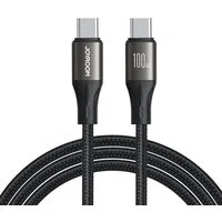 Cavo Dati e Ricarica USB-C - USB-C Joyroom S-A25 Light-Speed, 100W, 1.2m, Nero — 3