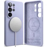 Custodia MagSafe per Samsung Galaxy S26 Ultra S948, Ringke, Silicone, Viola — 3