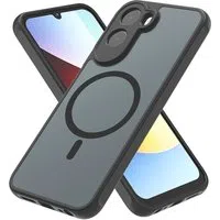 Custodia MagSafe per Xiaomi Redmi A7 Pro 4G, Techsuit, HaloFrost II, Nera — 3