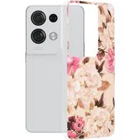 Custodia per Oppo Reno8 Pro, Techsuit, Marble, Beige — 3