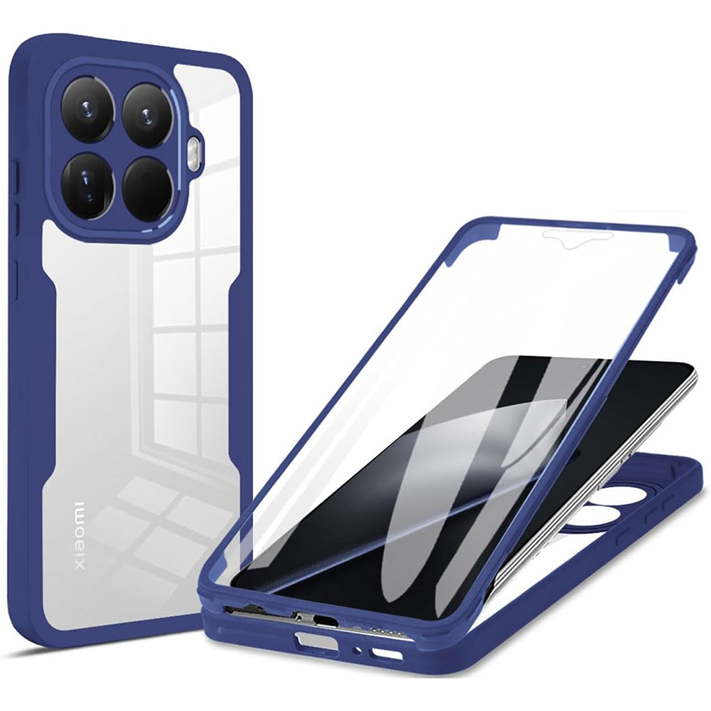 Techsuit Custodia per Xiaomi 15T Pro, Techsuit, ColorVerse 360, Blu