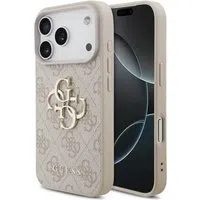 Custodia per Apple iPhone 17 Pro, Guess, 4G Big Logo, Rosa — 3