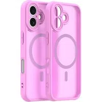 Custodia MagSafe per Apple iPhone 17, Techsuit, HaloFrost II, Rosa — 3