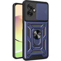 Custodia per Motorola Moto G55, Techsuit, CamShield, Blu — 3