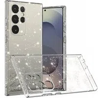 Custodia per Samsung Galaxy S25 Ultra S938, Techsuit, SparkleSkin, Trasparente — 3