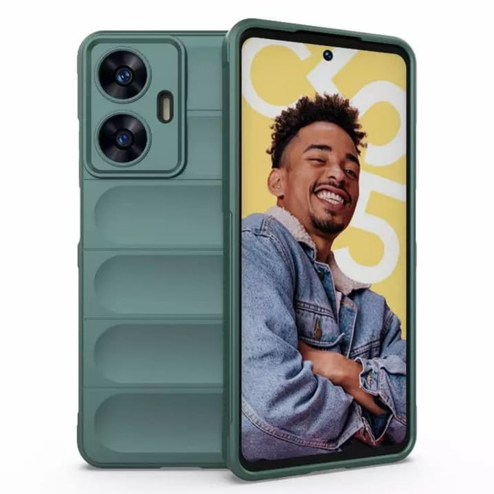 Techsuit Custodia per Samsung Galaxy S25 FE, Techsuit, Magic Shield, Verde