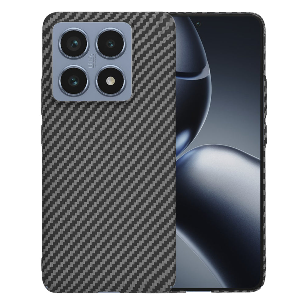 Techsuit Custodia per Xiaomi 14T Pro, Techsuit, Carbonite FiberShell, Nera