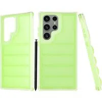 Custodia per Samsung Galaxy S23 FE S711, Techsuit, Wave Shield, Verde — 3