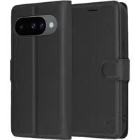 Custodia per Google Pixel 10 Pro / 10, Techsuit, Leather Folio, Nera — 3