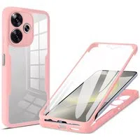 Custodia per Xiaomi Poco F6, Techsuit, ColorVerse 360, Rosa — 3