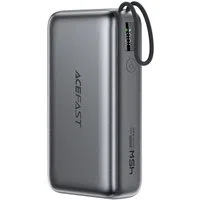 Batteria Esterna Acefast M34, 20000mAh, 45W, QC + PD, 1 x USB-A - 2 x USB-C, Grigio — 3