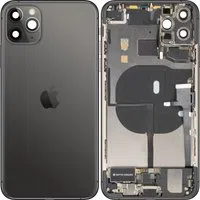 Copertura Batteria Apple iPhone 11 Pro Max, Con Scocca Centrale, Parti Complete, Nero (Space Gray), Swap Premium — 3