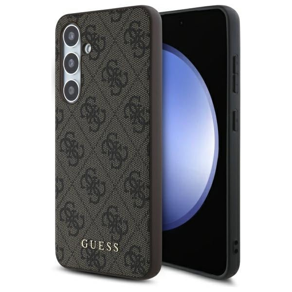 Guess Custodia per Samsung Galaxy S24 FE S721, Guess, 4G Classic, Marrone