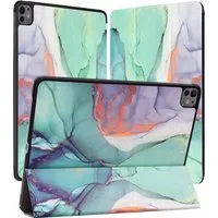 Custodia per Apple iPad Pro 13 (2024), Techsuit, FoldPro Green Time, Multicolore — 3