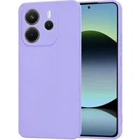 Custodia per Xiaomi Redmi Note 14 4G (Standard), Techsuit, SoftFlex, Viola Chiaro — 3