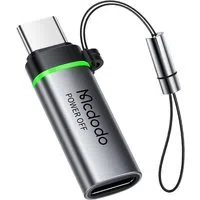 Adattatore Dati e Ricarica Lightning - USB-C McDodo OT-6010 Power Off, Nero — 3