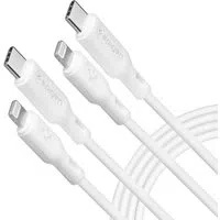 Cavo Dati e Ricarica USB-C - Lightning Spigen Durasync, 20W, 1m, Bianco, Set 2 pezzi — 3