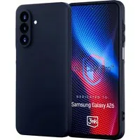 Custodia per Samsung Galaxy A26 A266, 3MK, Pro, Nera Opaca — 3