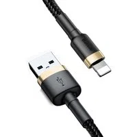 Cavo Dati e Ricarica USB-A - Lightning Baseus Cafule, 18W, 2m, Oro CALKLF-CV1 — 3