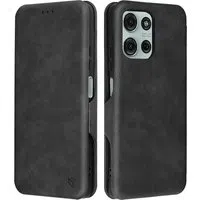 Custodia per Motorola Moto G75, Techsuit, Safe Wallet Plus, Nera — 3