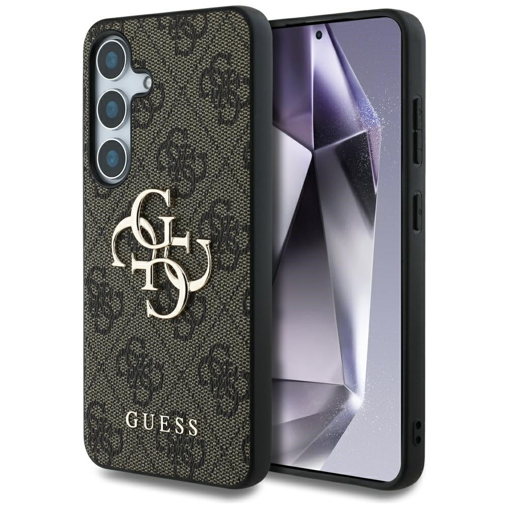 Guess Custodia per Samsung Galaxy S25 S931, Guess, 4G Big Logo, Marrone