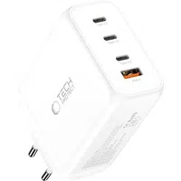 Caricabatterie Rete Tech-Protect NC200W-GAN, 200W, 5A, 1 x USB-A - 3 x USB-C, Bianco — 3