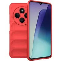 Custodia per Xiaomi Poco C75 / Redmi 14C, Techsuit, Magic Shield, Rossa — 3