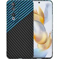 Custodia per Honor 90, Techsuit, Carbonite FiberShell, Nero Bleu — 3