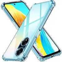Custodia per Oppo A98, Techsuit, Shockproof Clear, Trasparente — 3