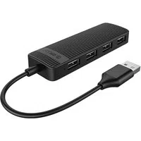 Hub USB Orico FL02, 4 x USB-A, Nero — 3