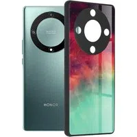 Custodia per Honor Magic5 Lite, Techsuit, Glaze, Turchese — 3