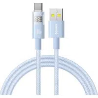 Cavo Dati e Ricarica USB-A - USB-C Baseus Display 2, 100W, 1m, Blu P10382701311-00 — 3
