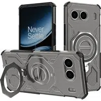 Custodia per OnePlus Nord 4, Techsuit, Carbon Shield Pro, Fumo — 3