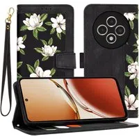 Custodia per Oppo Reno12 FS 5G / Reno12 FS 4G / Reno12 F 4G / Reno12 F, Techsuit, FlipCraft, Nera — 3