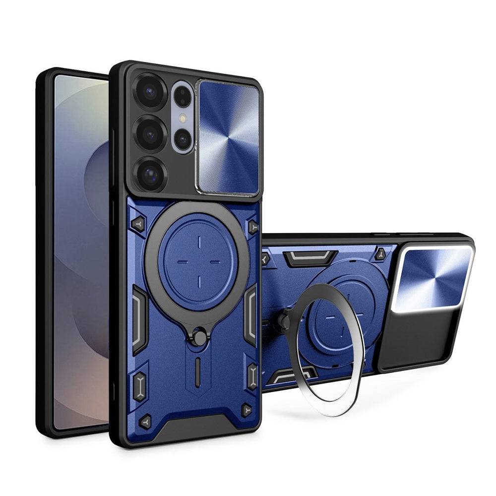 Techsuit Custodia per Samsung Galaxy S25 Ultra S938, Techsuit, CamGuard Pro, Blu