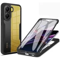 Custodia per Xiaomi Poco X7 Pro, Techsuit, ColorVerse 360, Nera — 3
