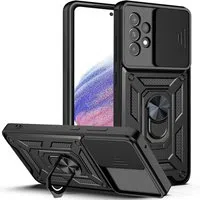 Custodia per Samsung Galaxy A53 5G A536, Techsuit, CamShield, Nera — 3