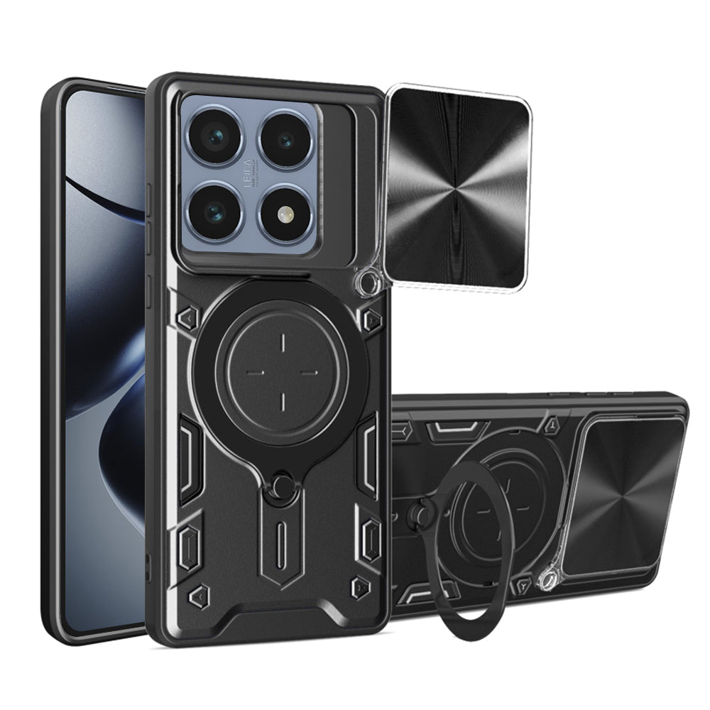 Techsuit Custodia per Xiaomi 14T Pro, Techsuit, CamGuard Pro, Nera