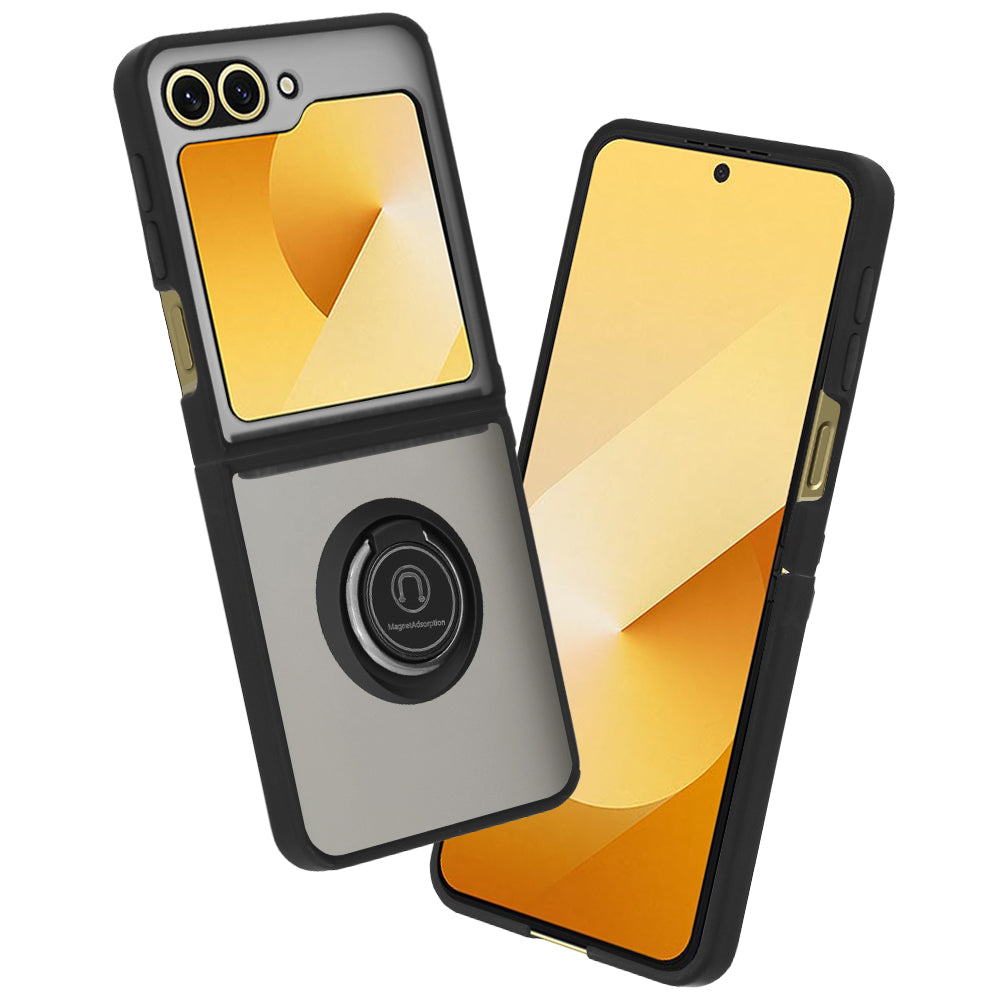 Techsuit Custodia per Samsung Galaxy Z Flip7 FE F761 / Z Flip6 F741, Techsuit, Glinth, Nera