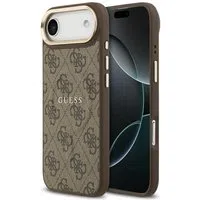 Custodia MagSafe per Apple iPhone 17 Air, Guess, 4G Classic, Marrone — 3