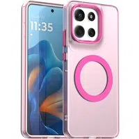 Custodia MagSafe per Motorola Moto G86, Techsuit, CandyCase, Rosa — 3