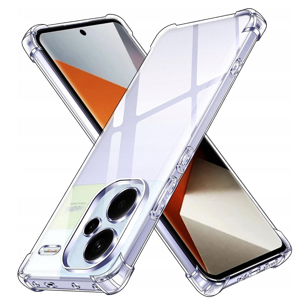Custodia per Xiaomi Redmi Note 13 Pro+, Techsuit, Shockproof Clear, Trasparente