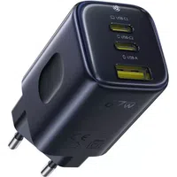 Caricabatterie Rete Baseus PicoGo AE11, 67W, 1 x USB-A - 2 x USB-C, Nero E0121200 — 3