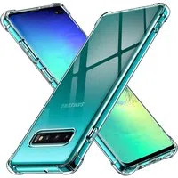 Custodia per Samsung Galaxy S10+ G975, Techsuit, Shockproof Clear, Trasparente — 3