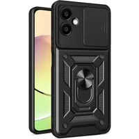 Custodia per Samsung Galaxy A06 A065, Techsuit, CamShield, Nera — 3