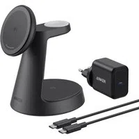 Caricabatterie Rete Wireless Anker MagGo 3in1, 15W, 1.67A, Nero B25M4G11 — 3